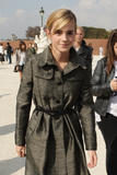 Emma Watson arrives at the Christian Dior PFW Spring/Summer 2008 show