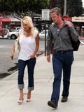 Pamela Anderson strolling with friend in Santa Monica