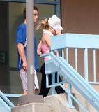 Lindsay Lohan Leaving a Malibu Gym