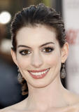 Anne Hathaway shows cleavage at premiere of Get Smart movie in Los Angeles