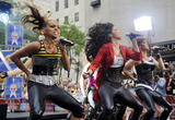 The Pussycat Dolls perform on NBC's Today show in New York